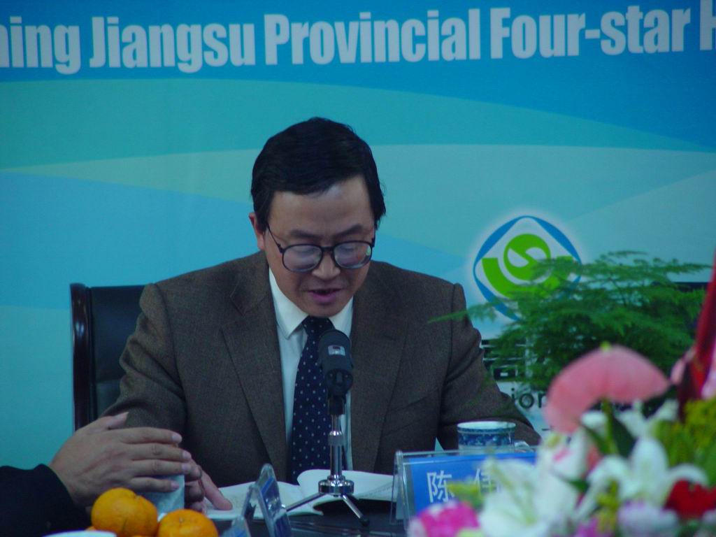 陈伟骏局长发言