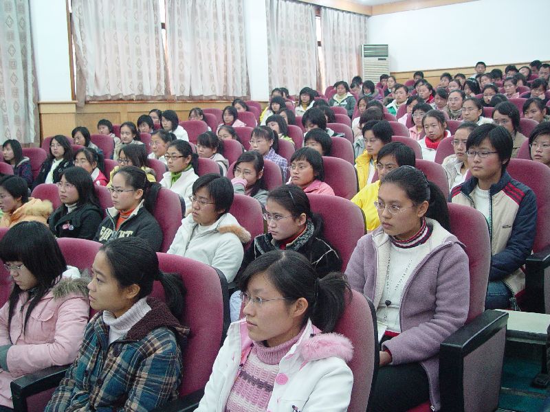 高三动员大会现场